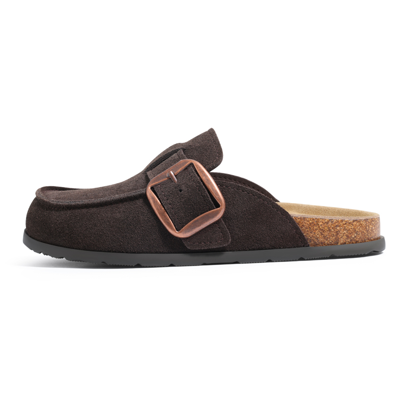 Insole Memory Foam - Mules en daim véritable Litfun pour