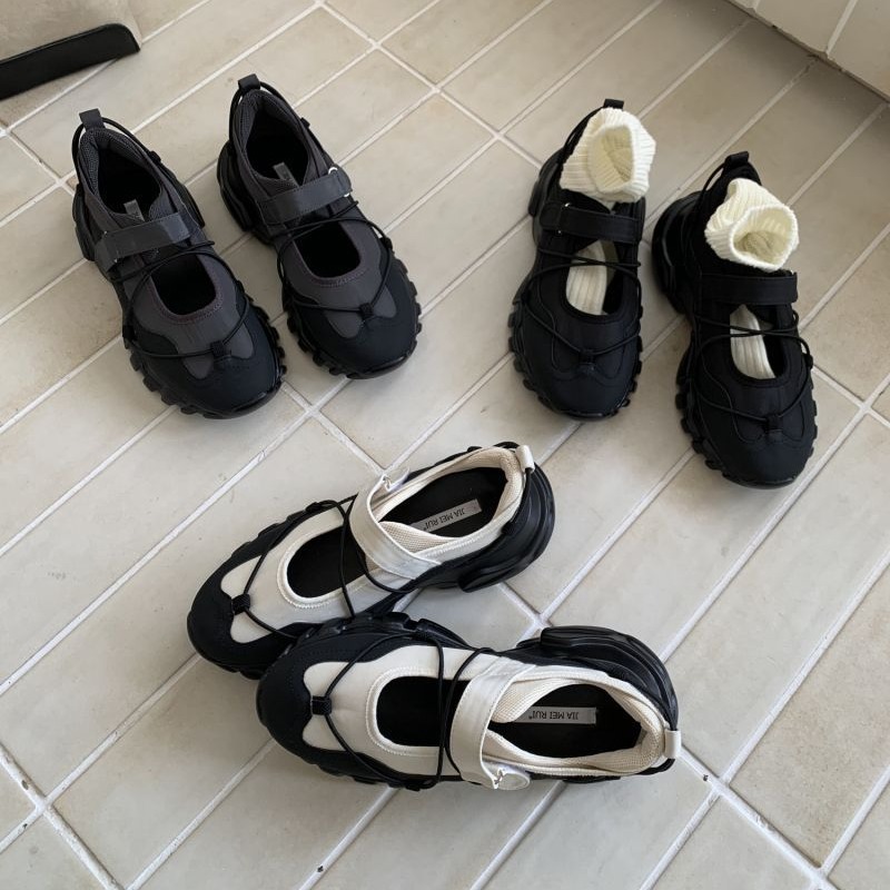 Sneakers Care - Chaussures Mary Jane sportives à plateforme