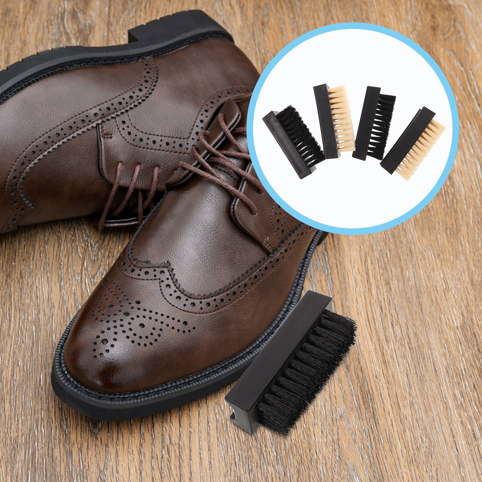 Sneaker Care Set - Ensemble de 4 brosses multifonctions pour