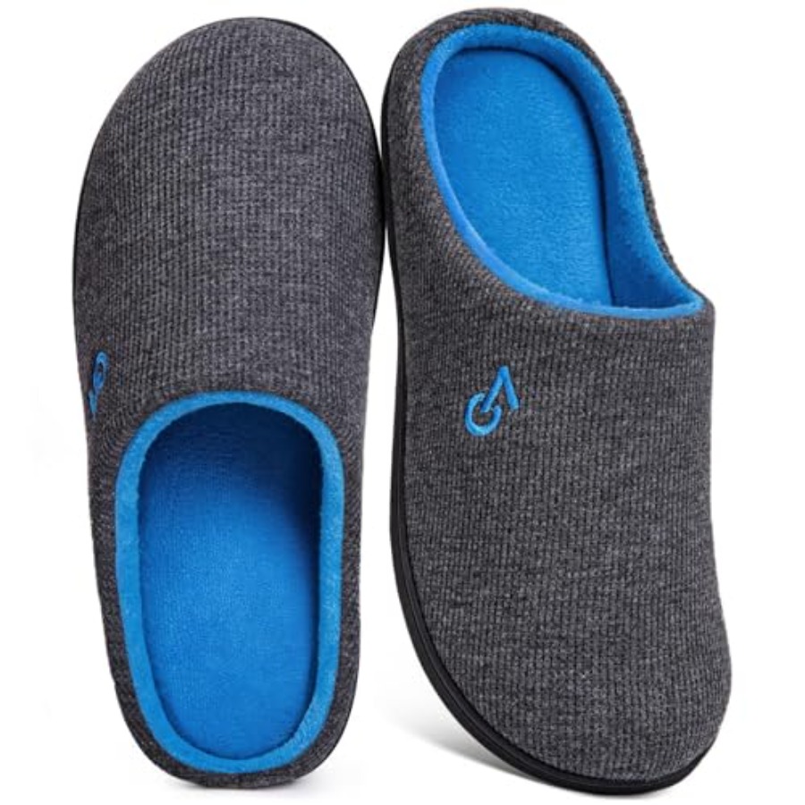 Insole Memory Foam - Chaussons d'intérieur bicolores pour hommes en