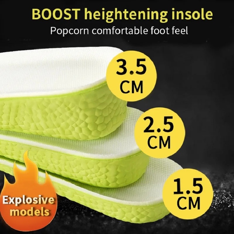 Insole Memory Foam - 1 paire de semelles intérieures invisibles