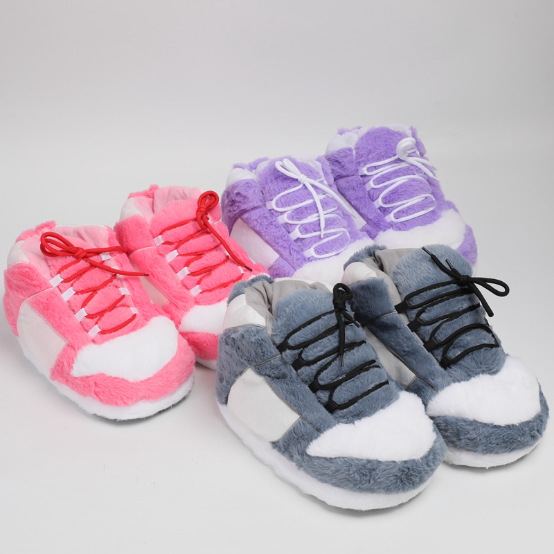 Sneaker Care Set - Pantoufles de baskets chaudes en peluche,