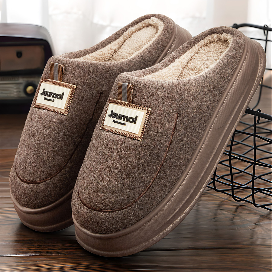 Pantoufles chaudes en feutre p - Insole Memory Foam avis et prix