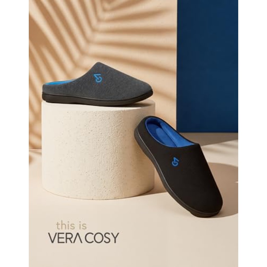 Chaussons d'intérieur bicolore - Insole Memory Foam avis et prix